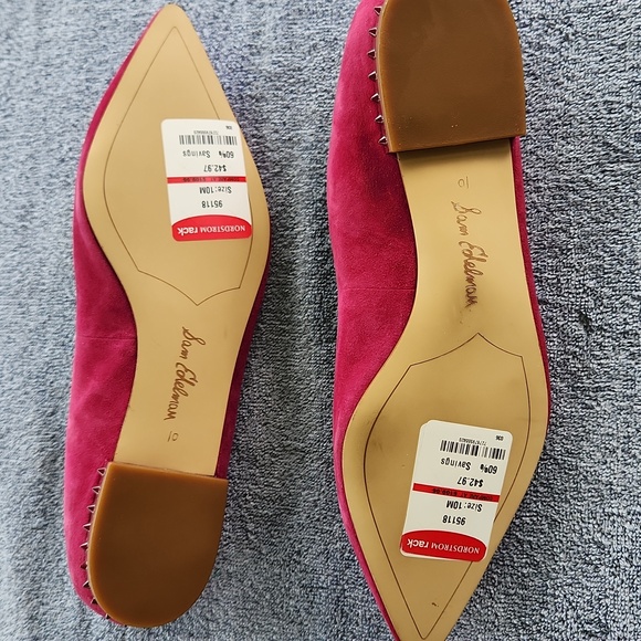 Sam Edelman Women's Pink Suede Flats - Picture 2 of 3